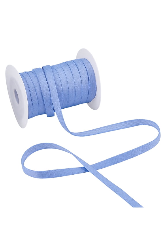 Nylon Boning Underwire Replacement Bra Cover Band Ribbon Channeling Bra Ribbon with Plastic Empty Spools for Sewing Accessories Blue 10mm