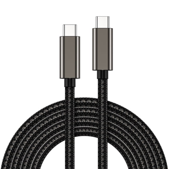 Nylon Braide USB C Cable 240W Quick Charging 20Gbps Transfer Rate 4K@60Hz USB C to USB C Cable USB C 3.2 Gen 2x2 Cord
