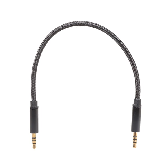 Nylon Braided 2.5mm Cable TRRS 4Pole Stereo Connectors with OFC Cores 2.5mm Male To Male Cable 20cm/7.87inch