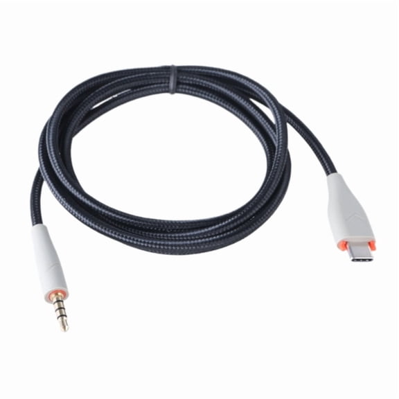 Nylon Braided 3.5mm to Type C Replacement Audio Cable for Beyerdynamic MMX100 Headphones Cord High Fidelity Sound Wire