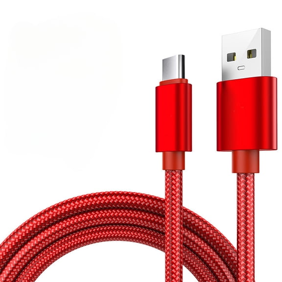 Nylon Braided Charging Cable, USB-C Fast Charge Data Cable