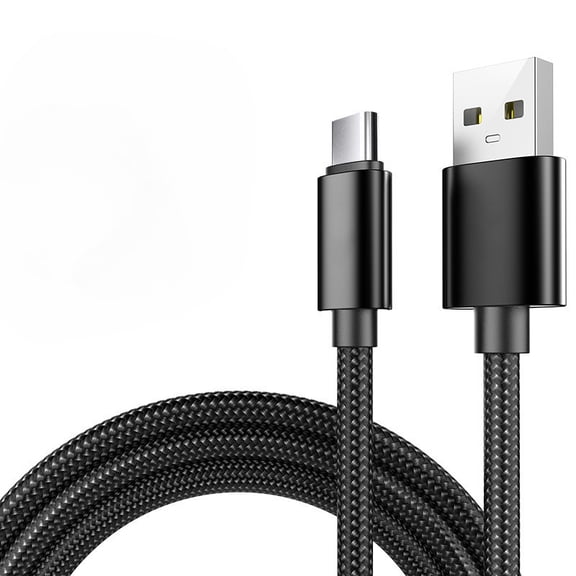 Nylon Braided Charging Cable, USB-C Fast Charge Data Cable