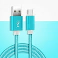 thumbnail image 1 of Nylon Braided Charging Cable for IPhone IPad/iPod/Touch/ Micro Usb Android - Fast Charging USB Cable, 1 of 1