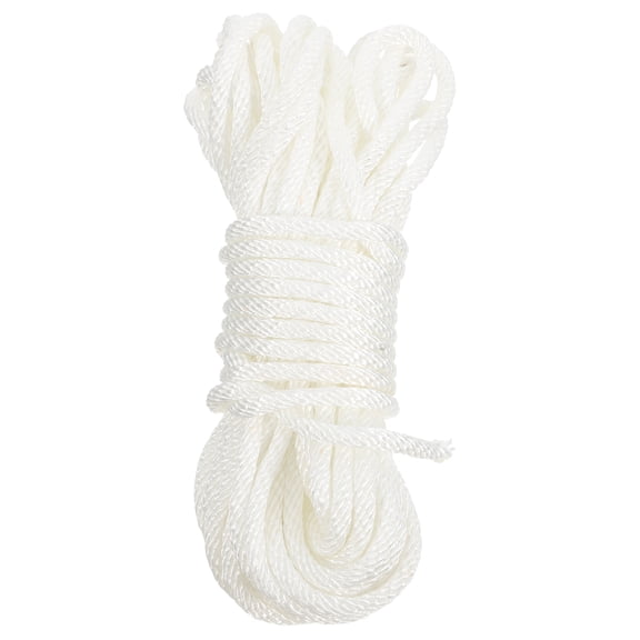 CIMAXIC Nylon Braided Flagpole Rope Heavy Duty Waterproof Cord for Camping Clothesline and Outdoor Applications