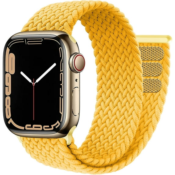 Nylon Braided Solo Loop Band for Apple Watch Bands 45mm 41mm 44mm 40mm 42mm 38mm Adjustable Nylon Stretchable Sport Strap Elastic Replacement Wristband for iWatch Series 8 7 6 SE 5 4 3 2 1