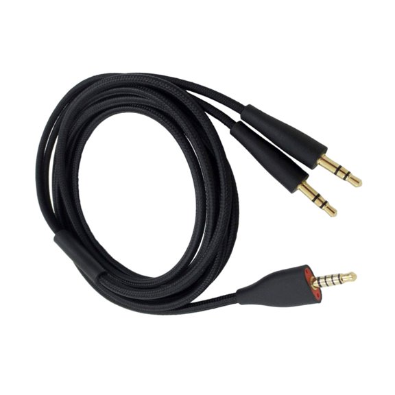 Nylon Braides 3.5mm Replacement Headsets Cable for MMX100 Headsets Wire