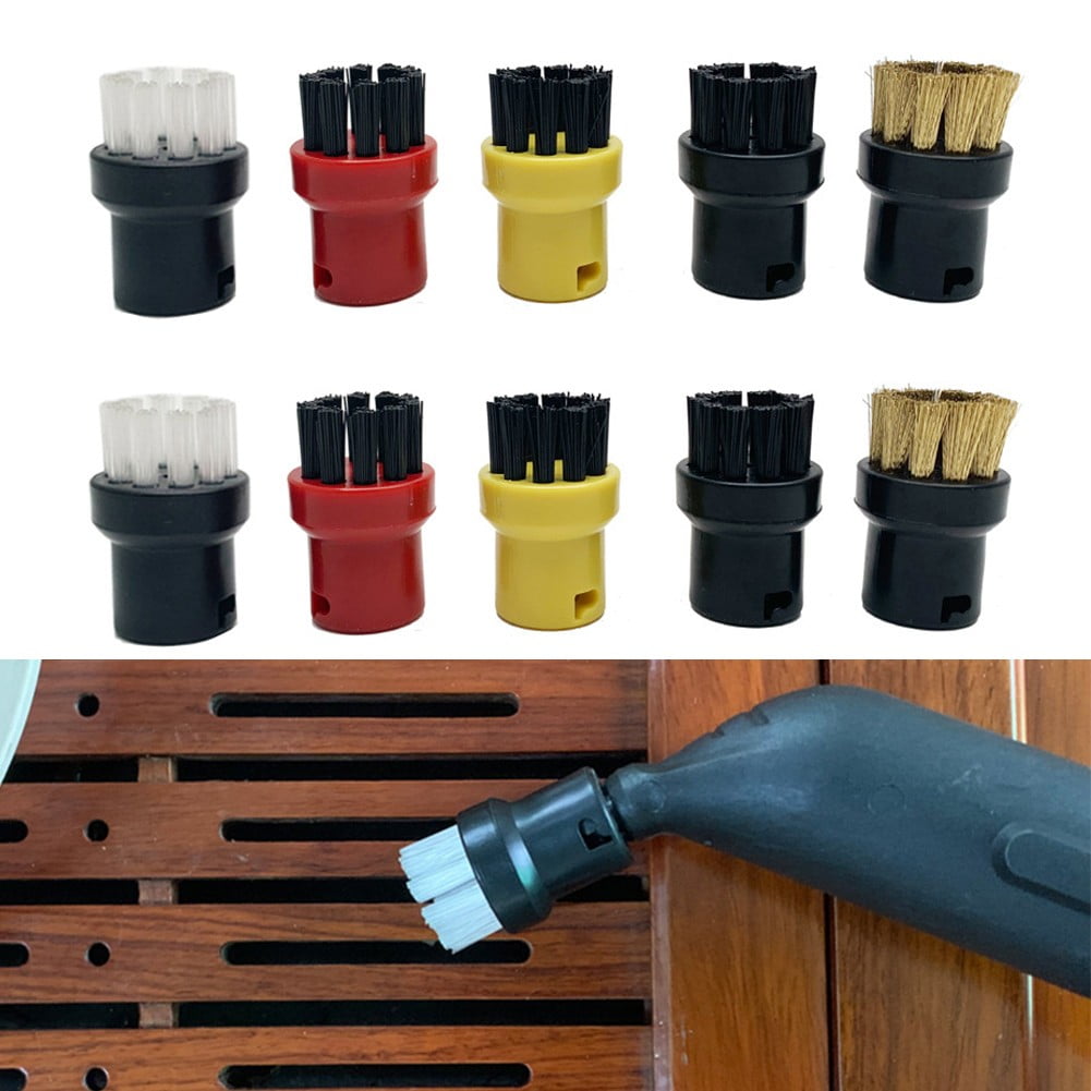 Nylon+Brass Wire Brush Tool Nozzles for Karcher SC1 SC2 SC4