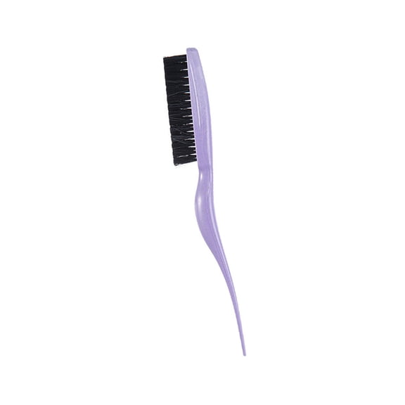 Nylon Bristles Styling Brush Teasing Hair Brush with Rattail Handle for Back Combing,Volumes Creation,and Hair Styling