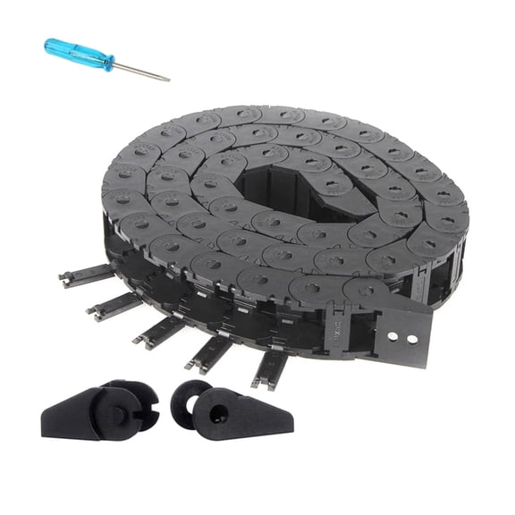 Nylon Cable Chain Wire Drag With End Connectors Easy Maintenance