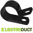 thumbnail image 1 of Nylon Cable Clamps - 1/2" - Black - 25 Pack, 1 of 3