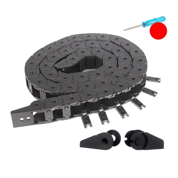 Nylon Cable Drag Chain High Flexibility For Machine And 3D Printers Electronic Ensure Smooth Operating