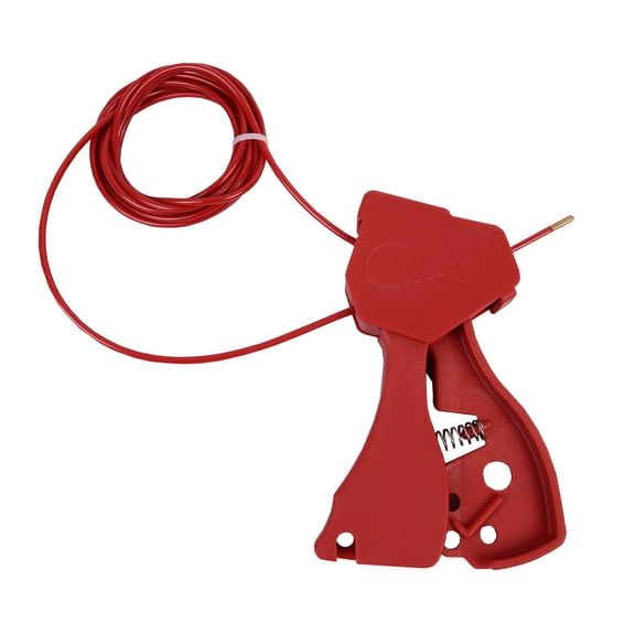 Nylon Cable Lockout, 1/8" Diameter, 8' Length