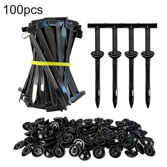 Nylon Cable Tie Buckle Clips Heavy Duty Self Locking Replacement for Zip Ties