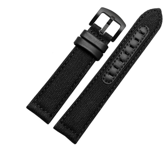 Nylon Canvas Watch Strap Fit For Seiko Waterproof Watch Band 20 22 24mm Wristband