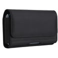 thumbnail image 1 of Nylon Cell Phone Holster with Belt Clip Compatible with iPhone 17 Air 16 Plus Galaxy S26+ S25+ S25 FE S25 Edge Note 20 A56 A54 A15 OnePlus 15 13R Open Motorola Edge Pixel 10 Pro 9a Poco X7 Pro (L), 1 of 6