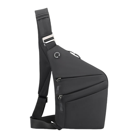 Nylon Chest Bag Anti Theft Crossbody Bags For Men With Adjustable Strap Shoulder Purse For Travel Or Daily Commute