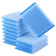 Nylon Cleaning Scrub Pad 12 Pack,Long-Lasting and Reusable Dishwashing Sponge,All-Purpose Scouring Pads Sponge for Kitchen Dishes
