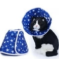 Nylon Cloth Star Pattern Pet Cat Anti Bite Waterproof Protective Collar