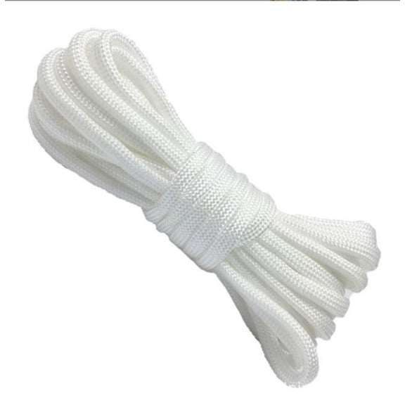 Nylon Clothesline Rope - 5 Meter Thickened Non-Slip Hand-Woven Bundling Rope for Outdoor Indoor Use