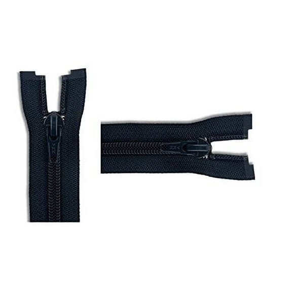 Nylon Coil #8 YKK Heavy Weight Jacket Separating Zipper - Choose Your Length - Color: Navy #560 - Made in The United States (1 Zipper Per Pack)