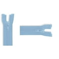 thumbnail image 1 of Nylon Coil #8 YKK Heavy Weight Jacket Separating Zipper - Choose Your Length - Color: Candy Blue #542 - Made in The United States (1 Zipper Per Pack), 1 of 1