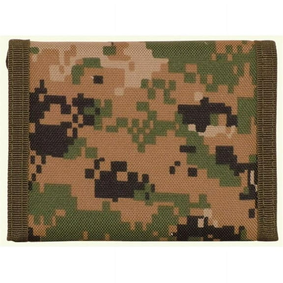 Nylon Commando Wallet - Digital Woodland Camo