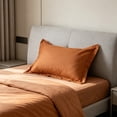 thumbnail image 1 of Cooling Nylon Pillowcase, 18.90x29.13in - Soft Breathable Pillow Case for Hot Sleepers | Temperature Regulating, Anti-Wrinkle, Fade Resistant - Coffee, 1 of 6