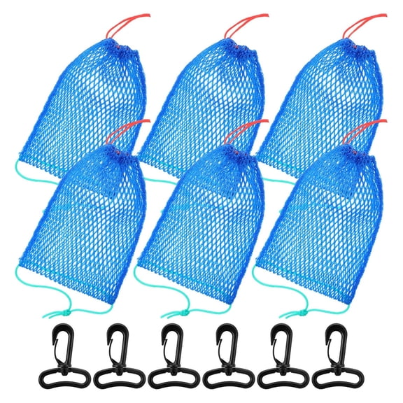 Nylon Crabs Trap Bags Feature Excellent Water Permeability for Efficient Crabs and Shrimp Catching Baits Traps
