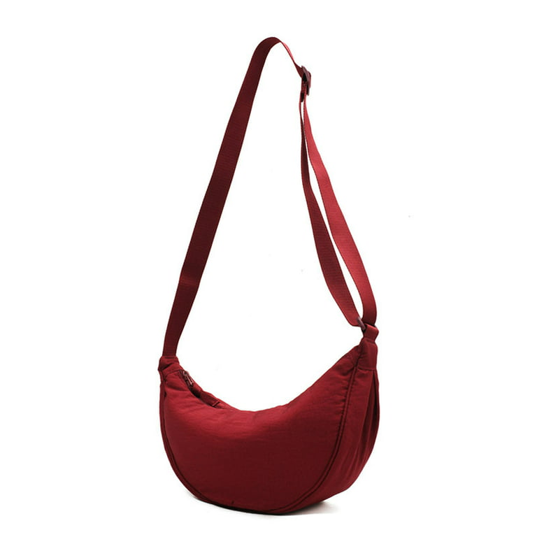 Cross Body Bag for Women Handbag with Adjustable Strap Small Chain Shoulder  Bags Purse-Red