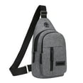 thumbnail image 1 of Nylon Crossbody Bag, Water Resistant Chest Pack with RFID Pocket for Urban Commute Travel, 1 of 7
