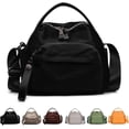 thumbnail image 1 of Nylon Crossbody Bag for Women Lightweight Large Capacity Shoulder Handbag with Top Handle Anti-Theft Multi-Pocket Zipper Purse for Travel Daily Commute, 1 of 11