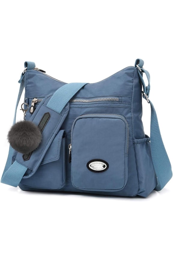 Nylon Crossbody Bag for Women with Anti  RFID Pocket,   Bag Travel Purses and Handbag