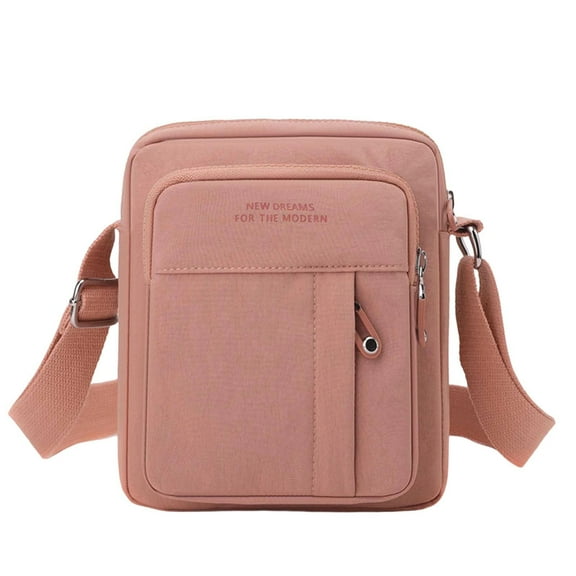 Nylon Crossbody Bags for Travel Messenger Bag Fashionable Nylon Crossbody Lightweight Small Messenger Purse for Daily Commute Travel and Casual Outings