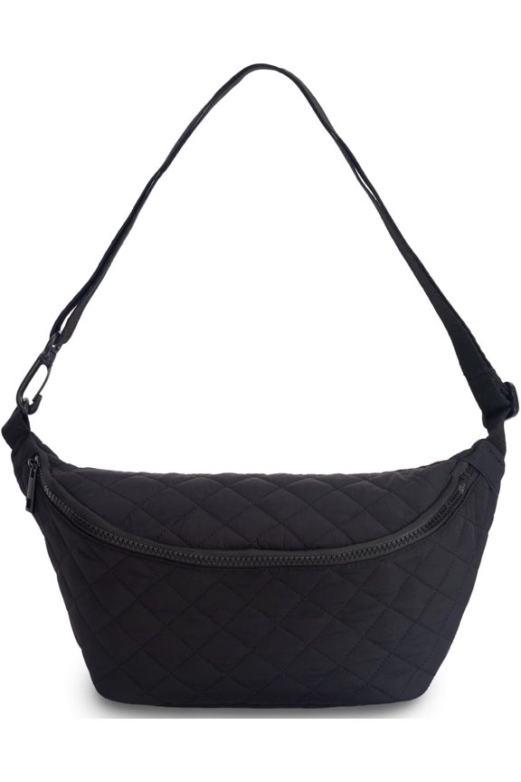 Nylon Crossbody Bags for Women, Small Quilted Sling Bag, Lightweight Bag for Daily, Travel & Work