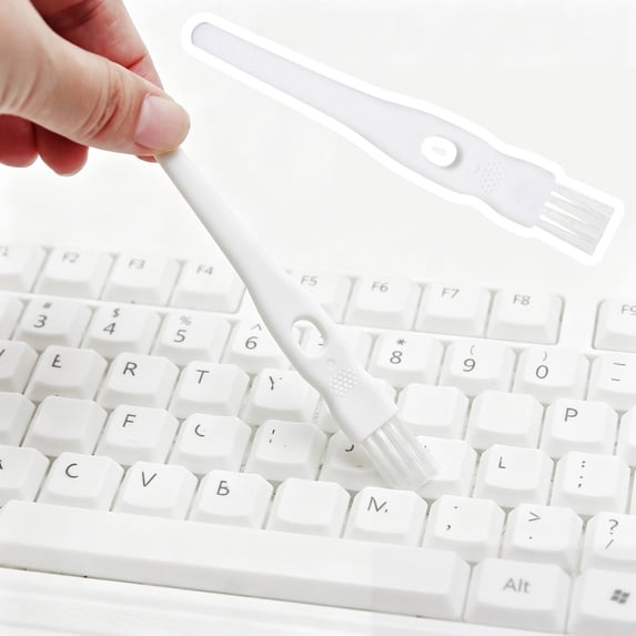 Nylon Detail Cleaning Brushes, 4.33X0.55 inch Gap Cleaning Brushes, Keyboard Dust Brushes, Crevice Scrub Brushes, Handheld Mini Clean Brushes, Multifunctional Small Cleaning Tools for Cup Lids