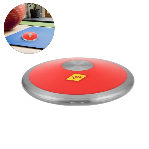 Nylon Discus for Track and Field 1Kg with Enhanced Grip and Stability for Outdoor Workouts
