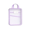 thumbnail image 1 of Nylon Document Bag with Zipper Light Transparent Mesh File Bag Pouch with Strap for Books A4 Documents Organizer, 1 of 5