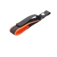 thumbnail image 1 of Nylon Dog Leash Wrist Strap Hands Free Adjustable Bracelet for Retractable Leash Handles Pet Walking Safety Ring Connector Accessory, Orange 20x1 Inch, 1 of 2