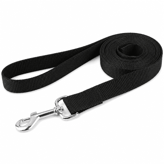 Clawido 6 Feet Nylon Adjustable Dog Cord and Rope Leash, Black