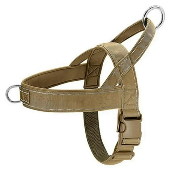 Nylon Dog Harness No Pull Pet Harness with Handle Reflective Training Harness for Small Medium Large Dog, M-A