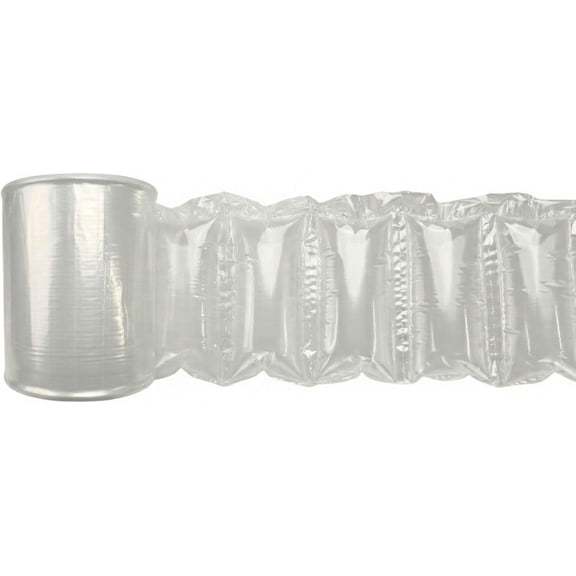 Nylon-Enriched HDPE+PA Air Pillow Film Roll, Perforated Every 4", Air Cushion Bubble Packing Material for Shipping, Improved Barrier, Thicker & Long-Lasting 1000 ft x 8" x 4"