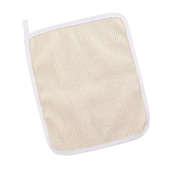 Nylon Exfoliating Towel for Face and Body, 23x26cm (8.97"x10.14") Shower Scrubber, Machine Washable Bath Cloth with Massage Texture