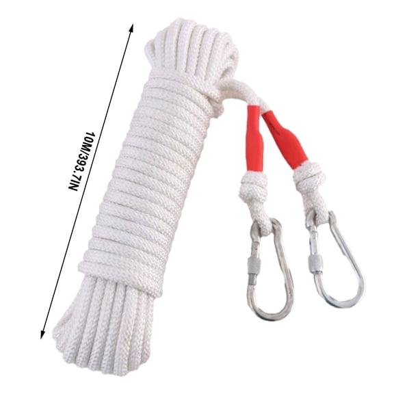 Nylon Fire Rope - Emergency Rescue Rope for Maximum Strength and Reliability, Enhanced Visibility for Safety, Easy to Handle and Versatile for Residential and Commercial Use
