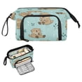 thumbnail image 1 of Nylon Fish Mouth Pencil Case with Large Capacity Zipper Pencil Pouch Cute Otter Pattern Pencil Bag Organizers, 1 of 7
