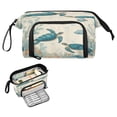 thumbnail image 1 of Nylon Fish Mouth Pencil Case with Large Capacity Zipper Pencil Pouch Underwater Scene Featuring Pencil Bag Organizers, 1 of 7