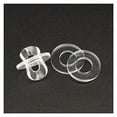 thumbnail image 1 of Nylon Flat Washers, Soft/Hard Plastic PVC Transparent Insulating Plain Gasket Ring Spacer Flat Washer M1.2 M1.4 M1.7 M1.8 M2 M2.5 M3 M4 M5 M6~ M12, 1 of 5