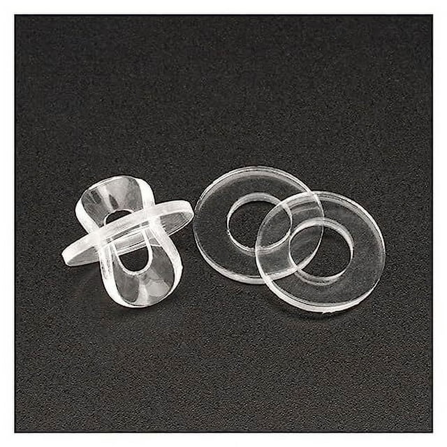 Nylon Flat Washers, Soft/Hard Plastic PVC Transparent Insulating Plain Gasket Ring Spacer Flat Washer M1.2 M1.4 M1.7 M1.8 M2 M2.5 M3 M4 M5 M6~ M12