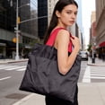 thumbnail image 1 of Nylon Foldable Waterproof Reusable Shopping Bag, Super Large Capacity Strong Load-Bearing, Hidden Compartment Washable Quick-Dry, Lightweight Foldable, For Shopping Travel Daily Use Eco-Friendly, 1 of 6