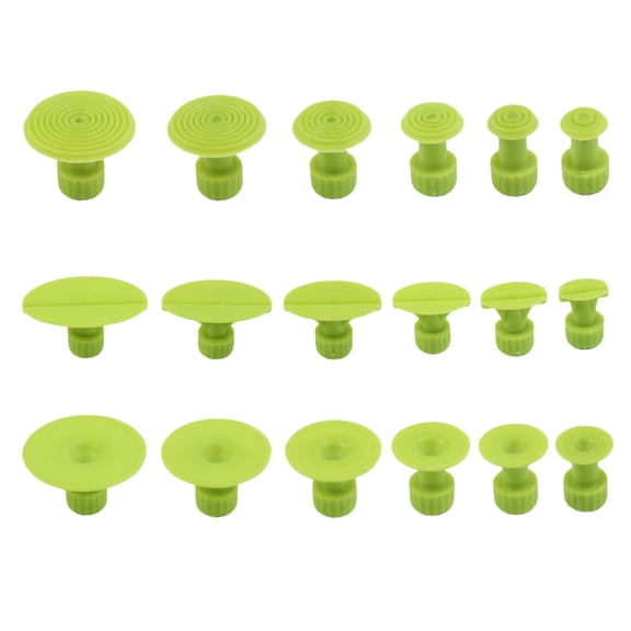 Nylon Green Dent Removal Tabs For Quick Car Body Repair Suitable For Various Dent Types Professional Home Use Pack Of 18