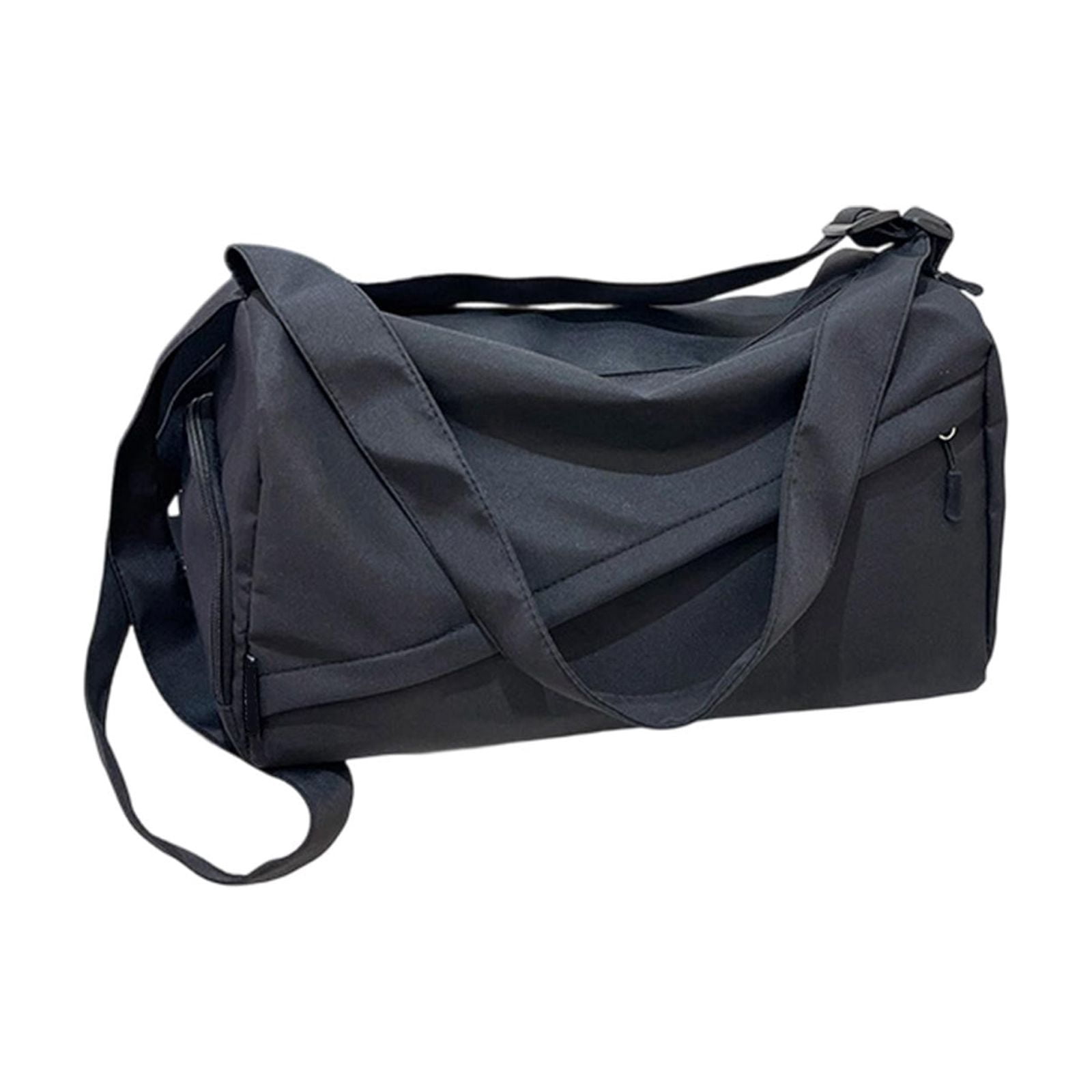 Nylon Gym Bag with Shoe Compartment Large Capacity Duffle Bag for Sports Travel and Daily Use